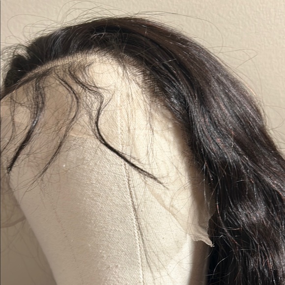 Luxurious Dark Brown Wavy Hair Wig - Picture 2 of 7